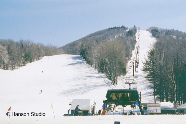 Sunapee, NH - Mt. Sunapee Ski area - Winter